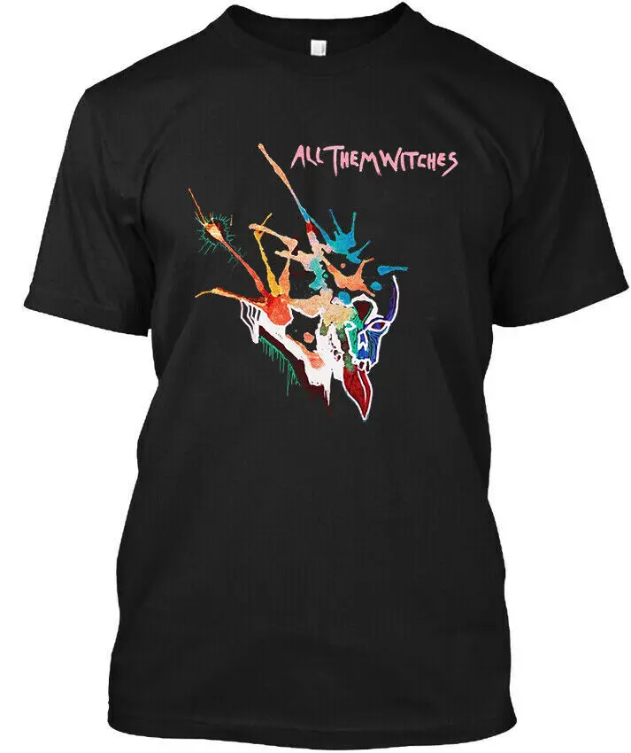 

All Them Witches Live in Brussels American Music Logo T-Shirt S-4XL High Quality 100%Cotton Short Sleeve