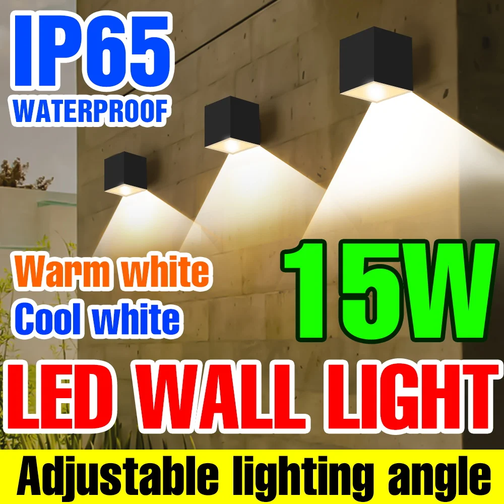 Led Wall Lamp Waterproof Outdoor Lighting Interior Wall Light LED Bedroom Light Stairs Bulb Living Room Home Decor Lamp 85-265V