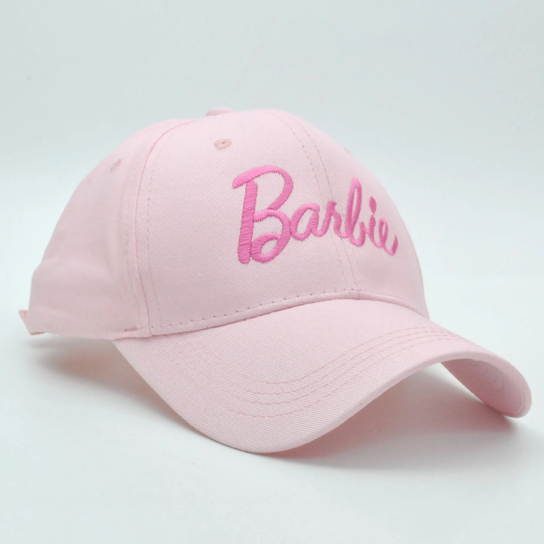 Barbie Baseball Caps for Adult Children Cute Embroidered Cap Visors Women Men Summer Hip Hop Hat Kids Gifts