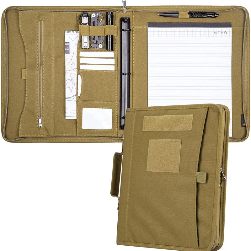 

Уличная папка для кольца Padfolio с листами отрывной бумаги Memorandum A4 A5 A6, устойчивые к атмосферным воздействиям тактические аксессуары для ноутбуков