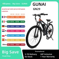 GUNAI GN29  Adult Electric Bicycle 750W Motor E-Mountain Bike 48V15AH Battery  E-bike 29 Inch Chaoyang Road Tires Electric Bike