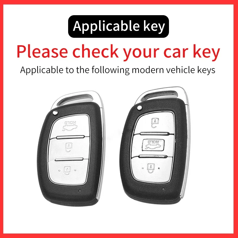 Car TPU Key Case Holder Chain For Hyundai HB20 IX20 Solaris Creta Getz IX25 IX35 Elantra Accent Tuscon 2019 Smart Key Cover