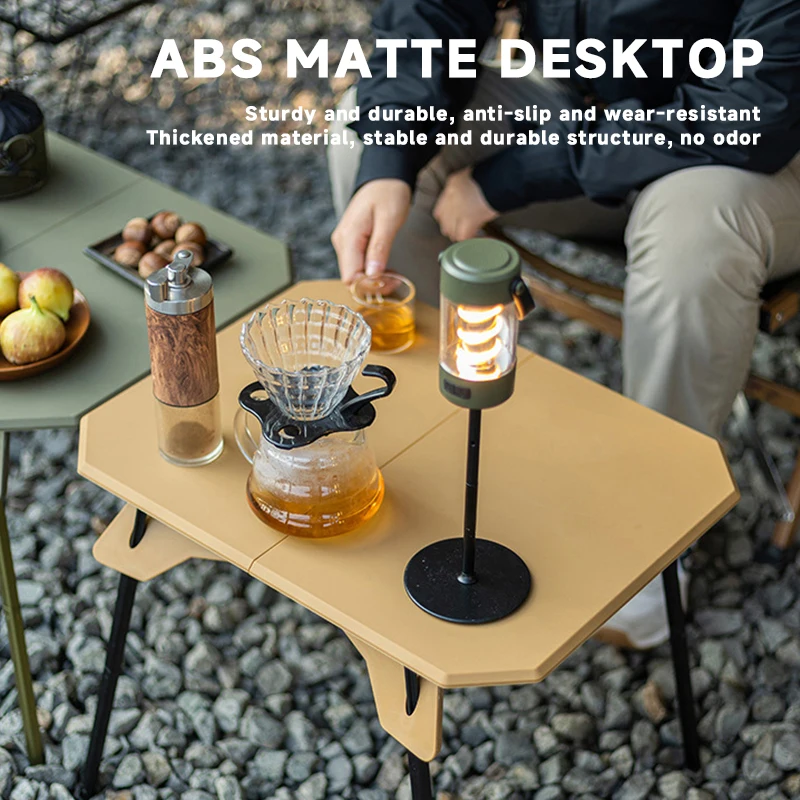 WESTTUNE Outdoor Camping Table Ultralight Dual Purpose Table Portable Adjustable Folding Table for Camping Picnic BBQ Fishing