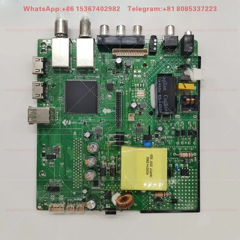 New LCD TV motherboard ZP.S663.801R00 light bar power supply 40V-70V 45W DVB-T2 S2
