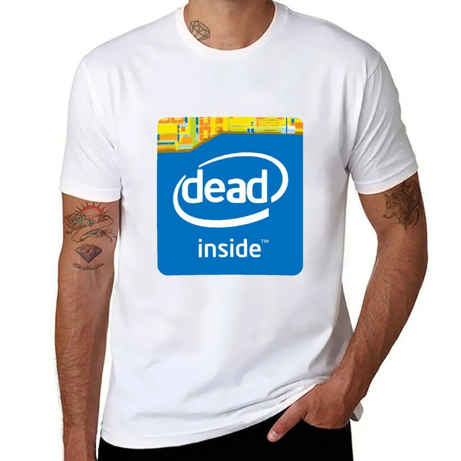 

Inside Intel Dead Meme T-Shirt Comfortable Daily Wear Tee