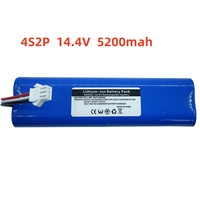 Li-ion Battery 14.4V 5200mAh For XiaoMi Lydsto R1 Rechargeable Robot Vacuum Cleaner R1 Battery Pack with Capacity