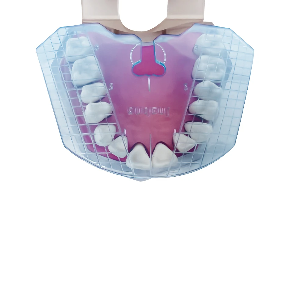 1pcs Guide Plate Dental Lab Template Plate Complete Denture False Teeth Arrangement For Dentist Materials Tools