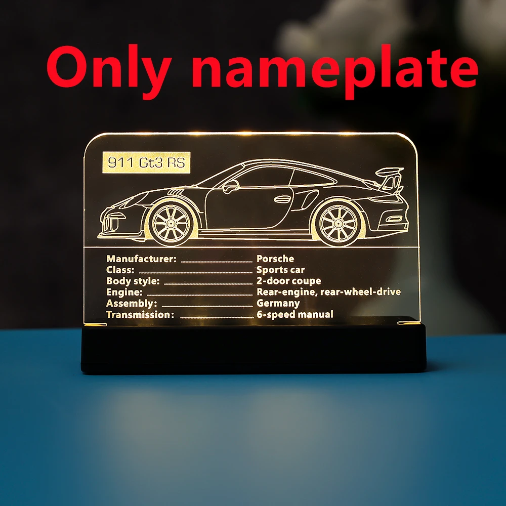 BrickSoul LED-Beleuchtungsset für 42056, und kompatibel mit 20001 911 GT3 RS (Bausteinen nicht im Lieferumfang enthalten) 3