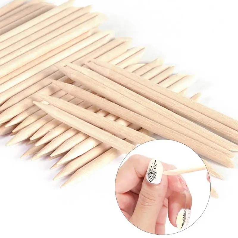 Disposable Ultra-small Cotton Swab Brush Lint Free Micro Wood Makeup Brushes Eyelash Extension Glue Removing Tools