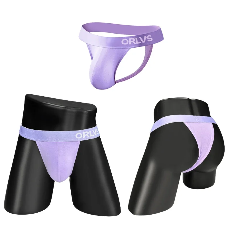 1/2/3 pcs  Men's High-cut Briefs Color Matching Comfortable Breathable Modal Soft Crotch Single-layer Underwear