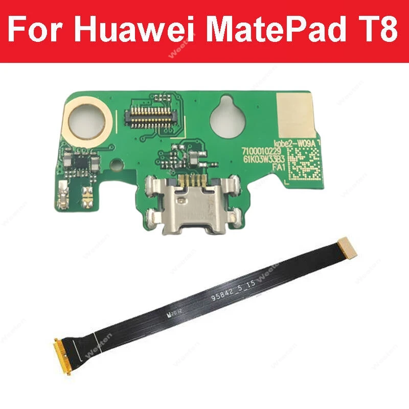 LCD Mainboard USB Charging Board Flex Cable For Huawei MatePad T8 KOB2-W09 KOB2-L09 8