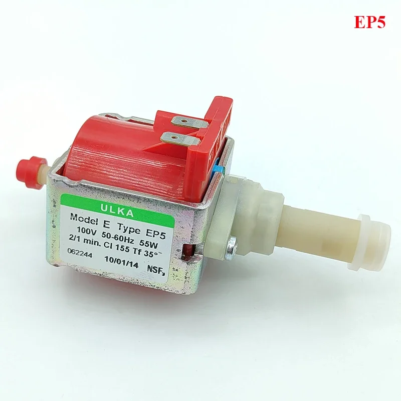 Italy ULKA EP4/EP5 AC 100V 55W Electromagnetic Plunger Water Pump Coffee Machine Self-priming Solenoid Pump High Pressure Flow