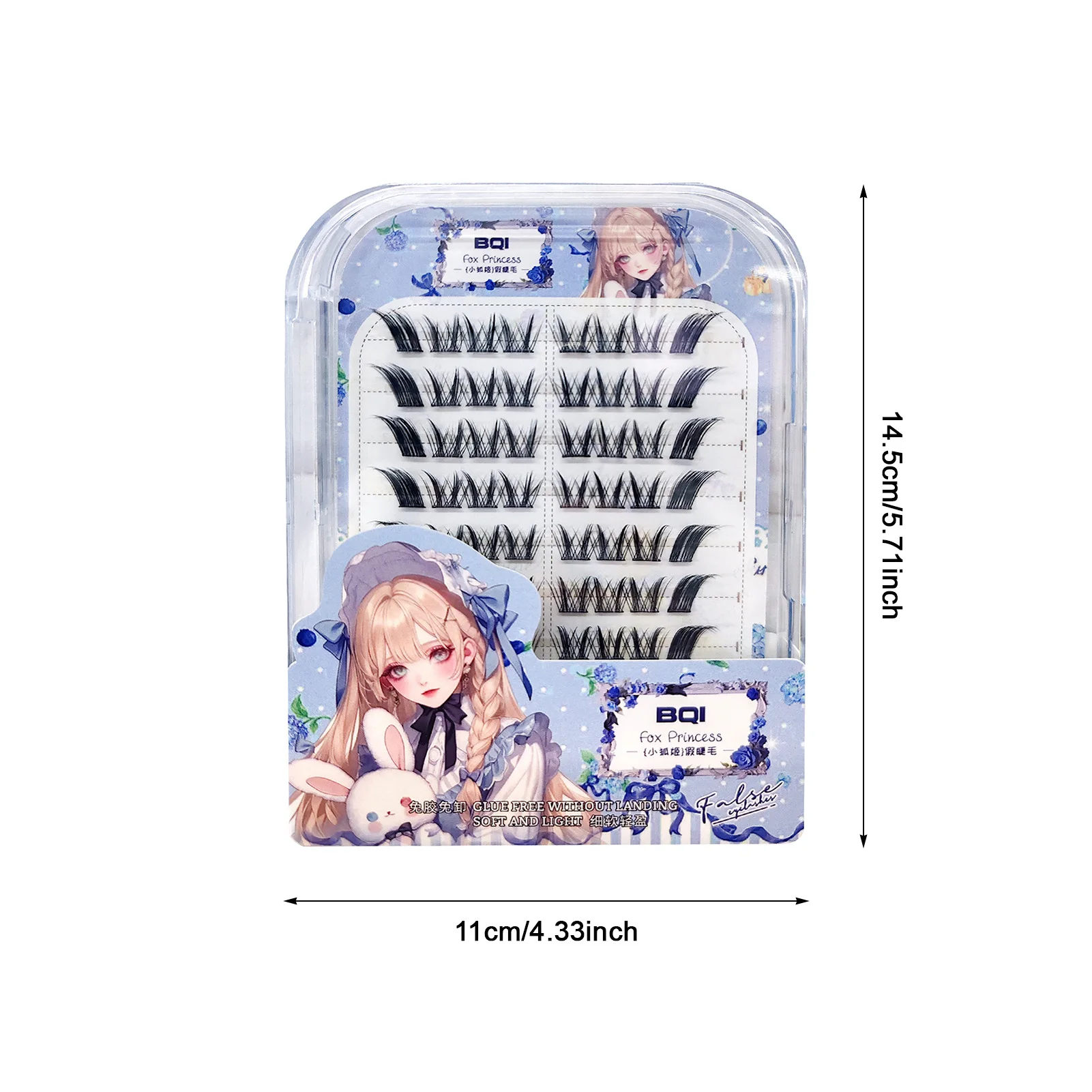 接着剤不要 個別まつげ クラスターつけまつげ Cカール 再利用可能 合成繊維 つけまつげ 自然なデイリーメイク用