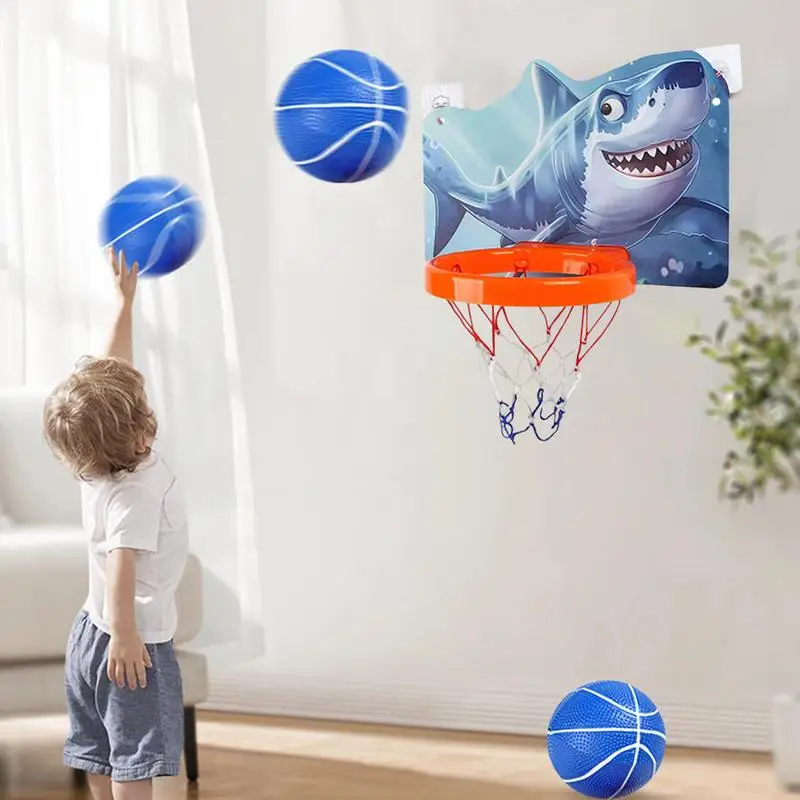 Indoor Basketball Hoop Small Hoop Foldable Light Up Inside Basketball Hoop Over The Door Basketball Hoop Bedroom Hoop Adjustable