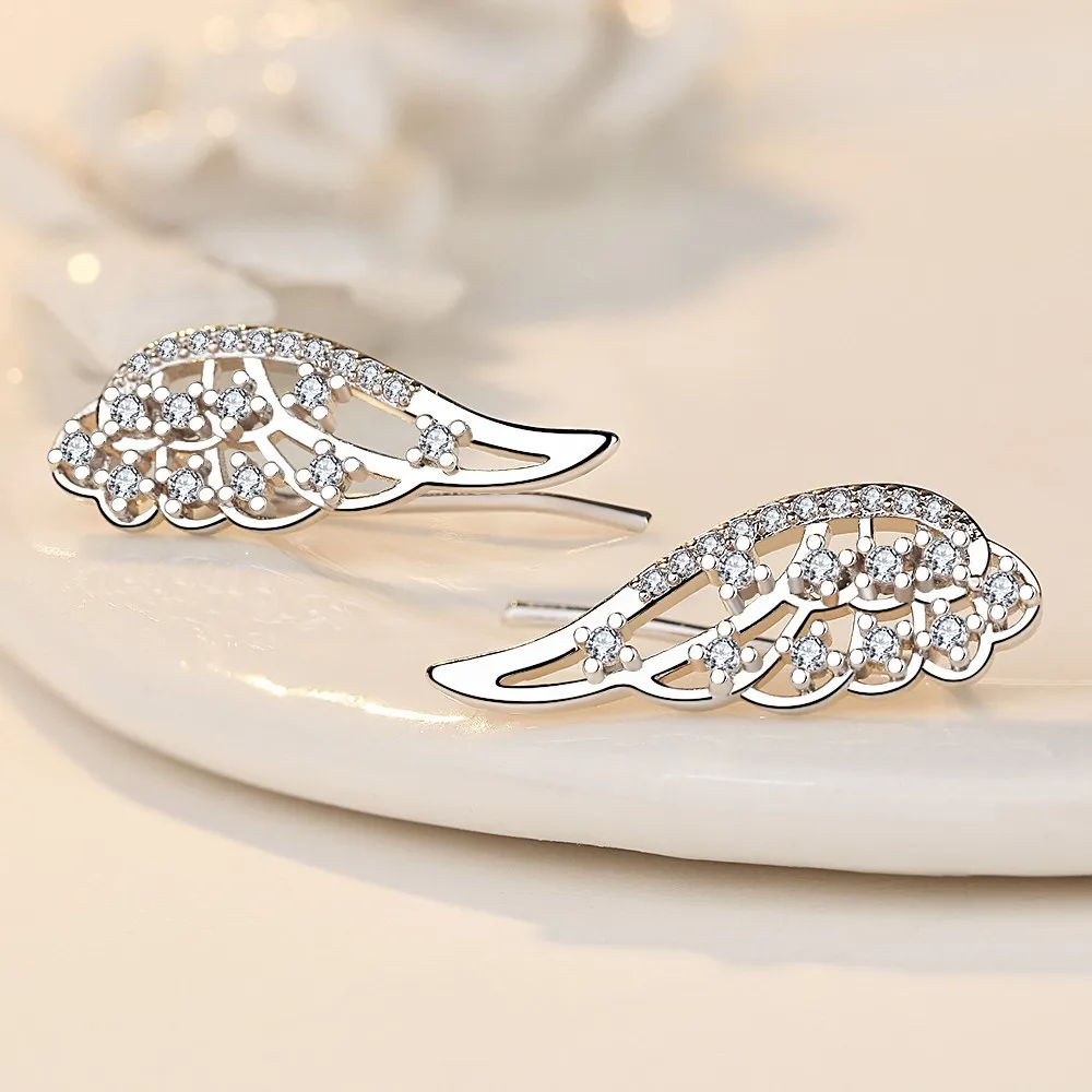 Women's 925 Sterling Silver Crystal Circle Hoop Earrings, Versatile