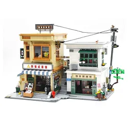 Wekki 516953 New Style 8090Years Building Model Modular Street View Series DIY Toys Building Blocks Boy Girl Christmas Gift