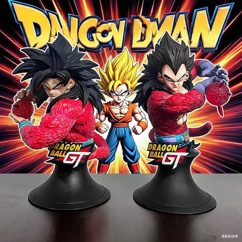 Anime Dragon Ball Super Saiyan 4 Vegeta Figuur Half Body Standbeeld Merchandise Desktop Ornament Standbeeld Verrassing Verzamelbare Geschenken