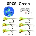 6pcs Green