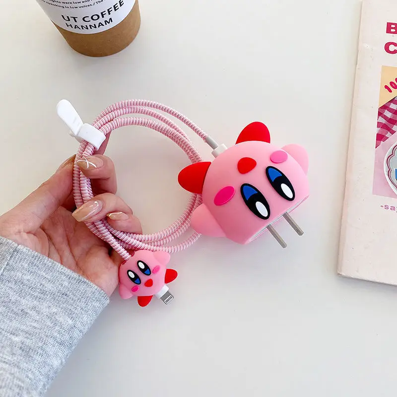 Sanrio Cable Protector Data Cartoon for Iphone 18/20W Charger Anime Kuromi My Melody Cable Protector Anti Leakage Bending Kawaii