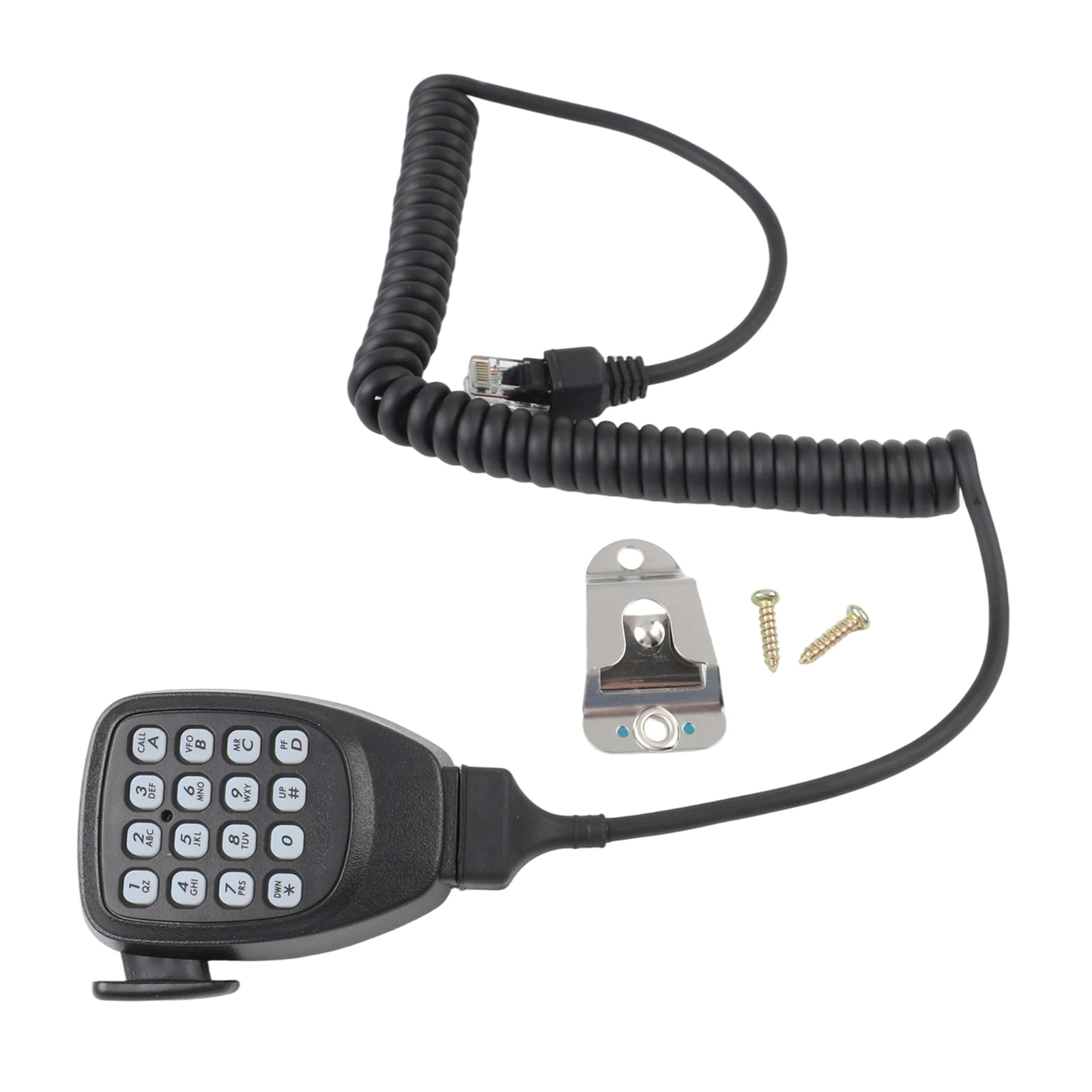 ميكروفون MC-59 لـ RJ-45 8-pin لـ Kenwood TM-271A TM-281A TM471A TM-D710A TM-V71A يدعم إشارة التردد المزدوجة متعددة النغمة