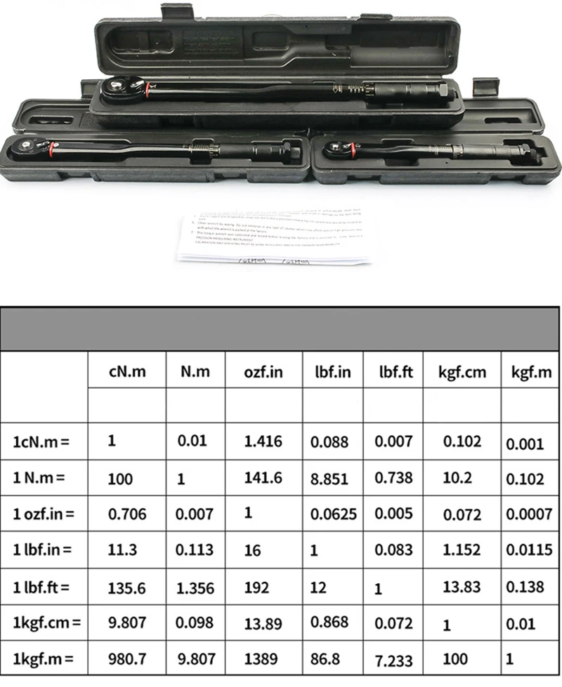 Imagem -06 - Square Drive Torque Wrench para Bicicleta Oficina Mecânica Kit Grupo Carro Ciclismo Calibração Ferramenta Bike Key 560nm