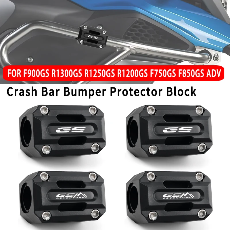 NEW Engine Guard Crash Bar Bumper Protector Block For F750GS F900GS R1300GS R1250GS R1200GS LC ADV F850GS Adventure Accessories