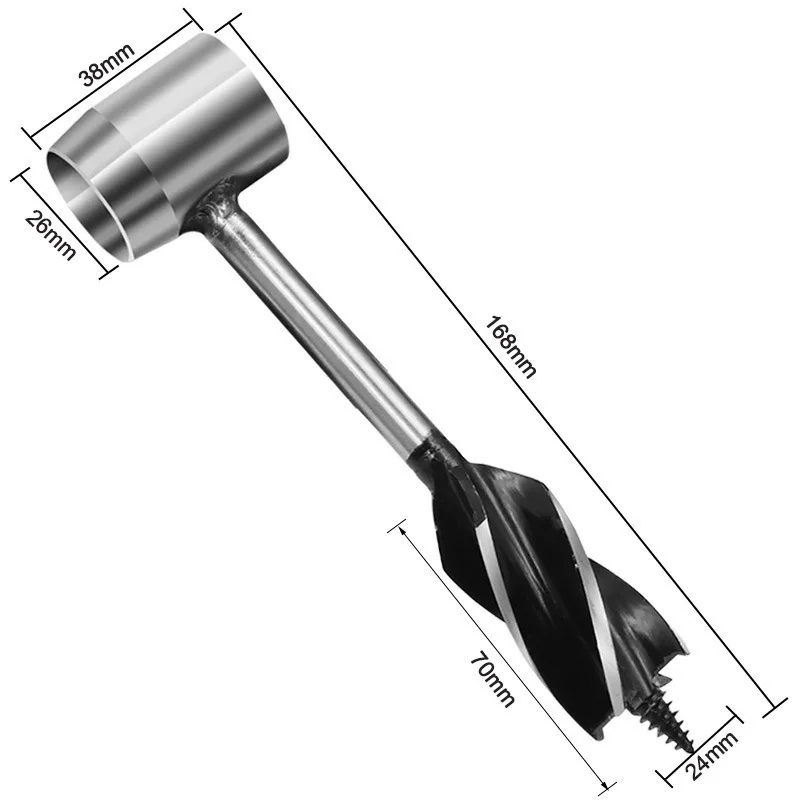 Manuelle Auger Bohrer-Hand Bohrer Digger Auger - Outdoor Auger Bohrer Bushcraft Überleben Werkzeuge Für Hacken Camping Getriebe packs