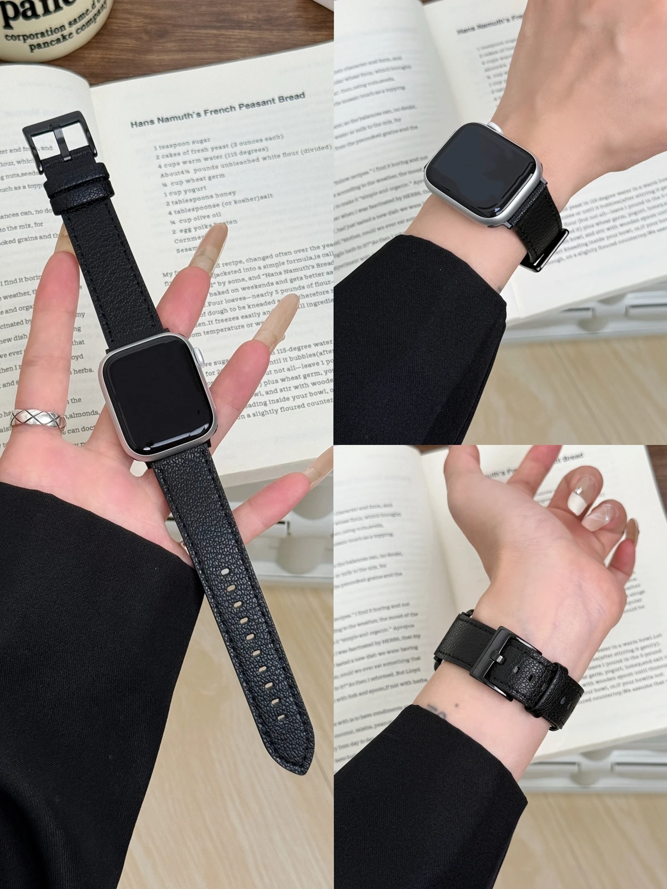 Leder-Schlaufenarmband für Apple Watch Serie Ultra 11/10/9/8/7/6/5/4/3/2/1 SE 38mm 40mm 41mm 42mm 44mm 45mm 46mm 49mm Armband – Detail 12