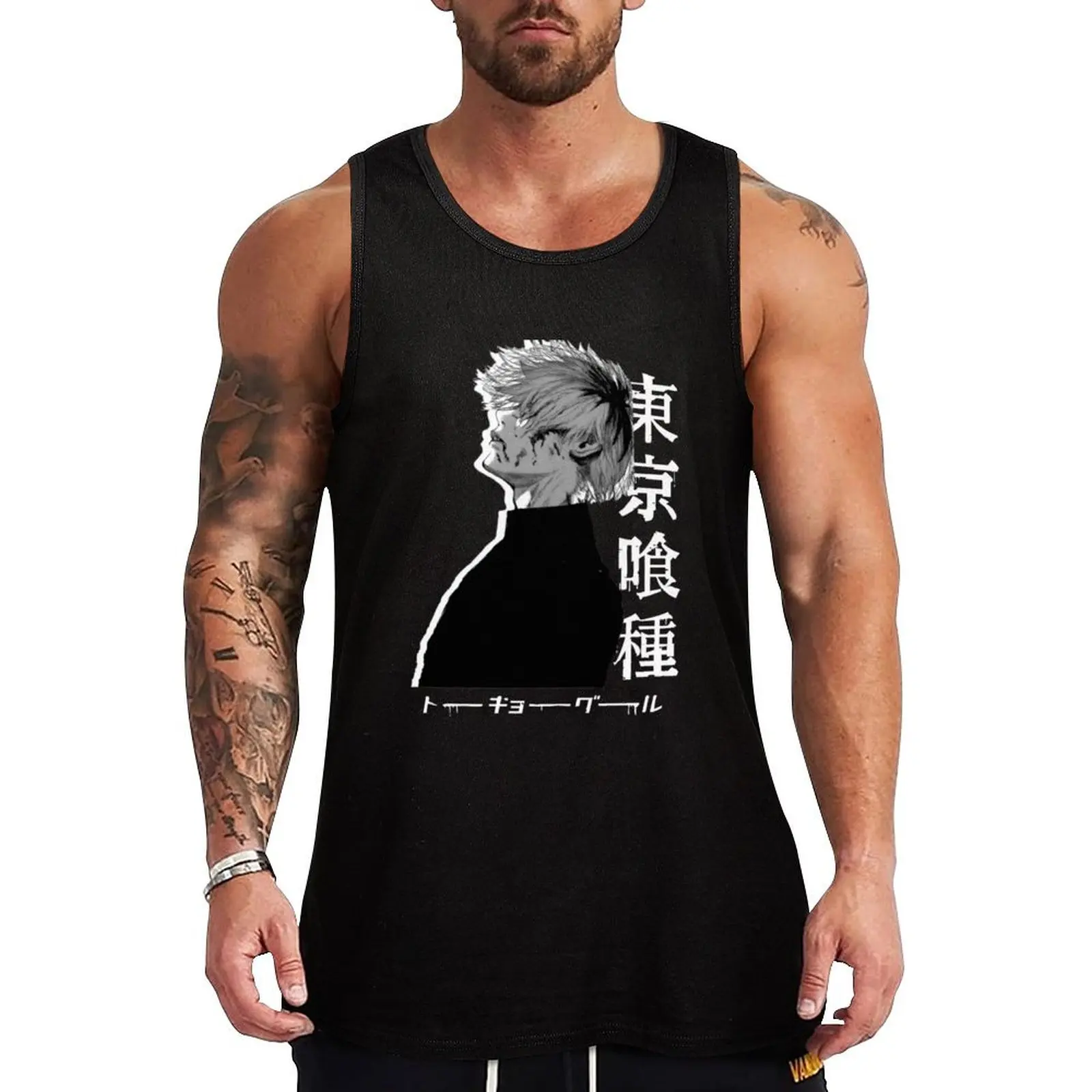 Kaneki Ken Classic Tank Top sports vest sports suits clothes for men