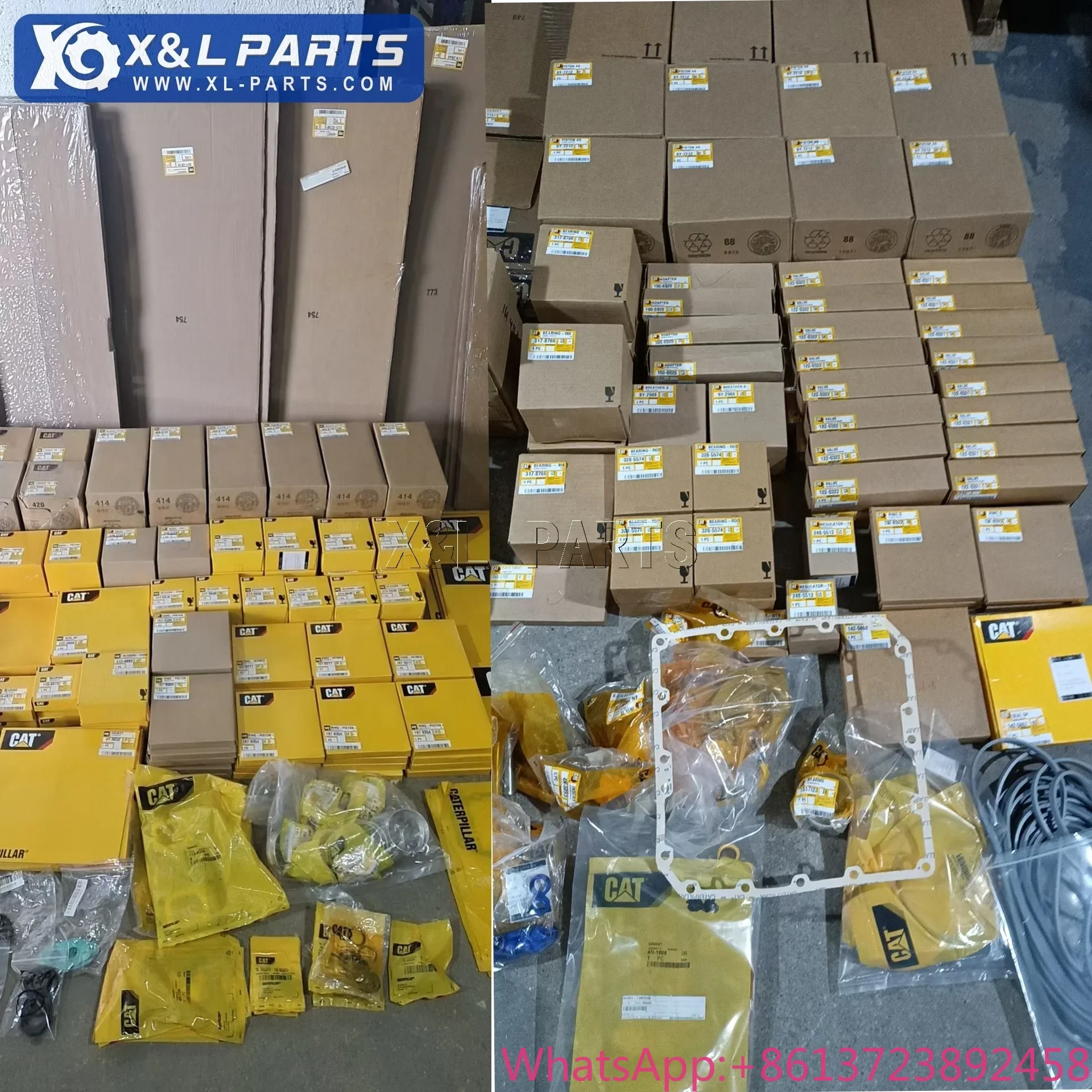 Piezas de repuesto para motor CAT 3066 3304 3306 C4.4 C6.4 C6.6 C7 C9 C10 C13 C15 C18 Kit de reparación de revisión para Caterpillar