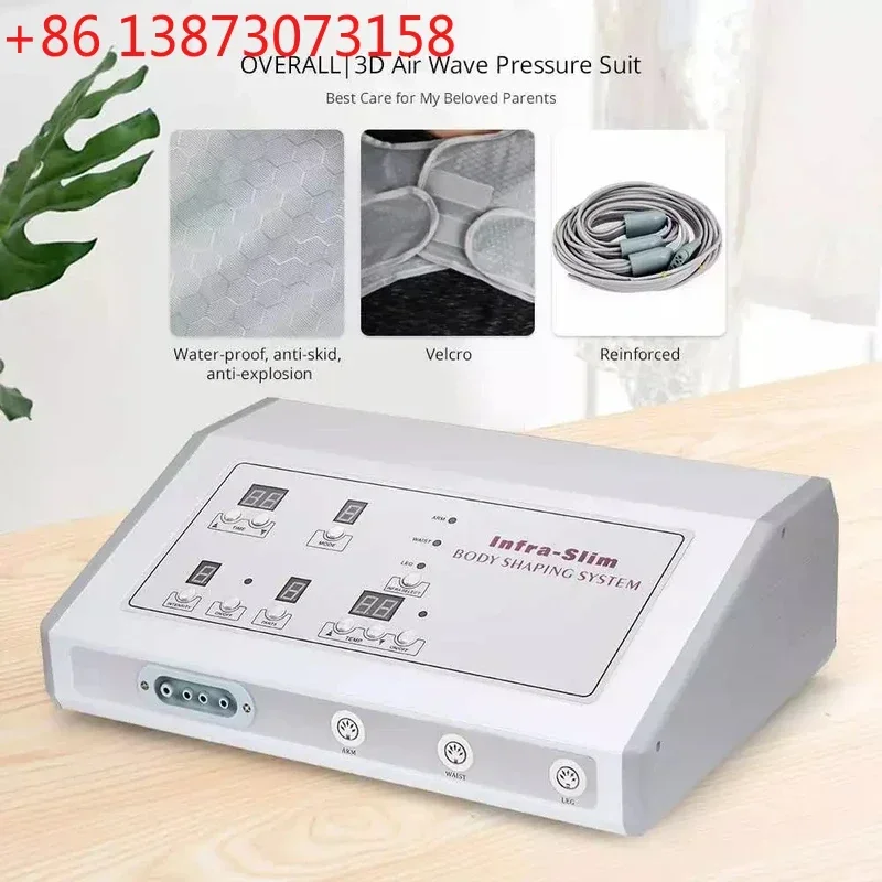 2026new Professional Air Pressure Massage Heating Body Slimming Full Body Conjoined Negative Body Shaper Massage Device for Spa