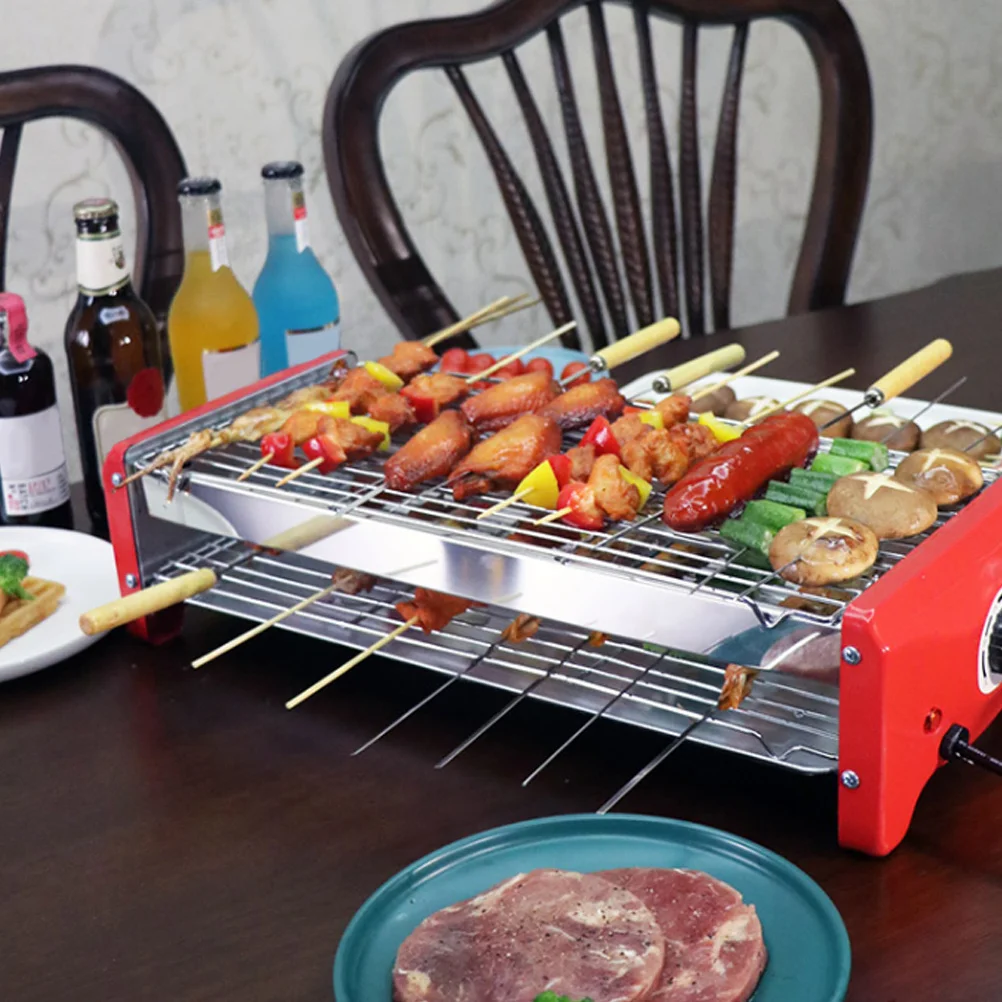 

Bbq Grill Mesh Stainless Steel Non Stick Barbecue Wire Mesh Lightweight Practical Outdoor Grill Mat Barbecue Tool