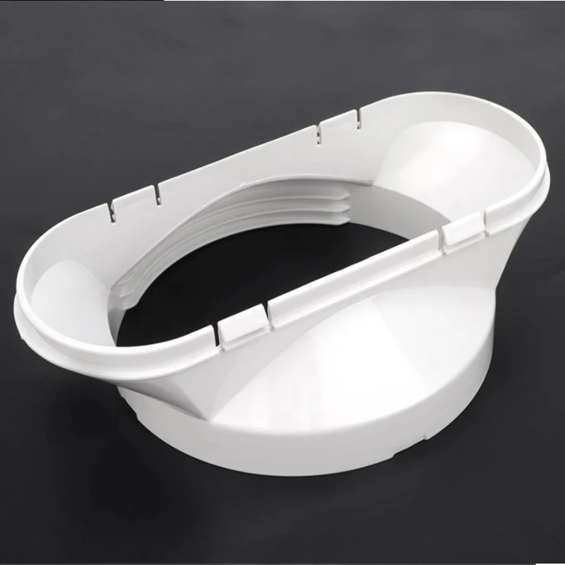 Flat Nozzle Interface 130Mm Mobile Air Conditioner Exhaust Pipe Interface Flat Nozzle Joint Accessories