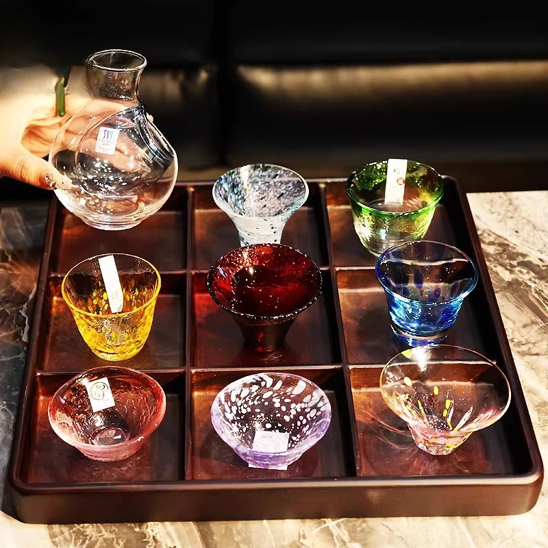 Japan imported Jiugongge , sake cup, ice wine cup, fruit wine, shochu cup, rice wine , tea