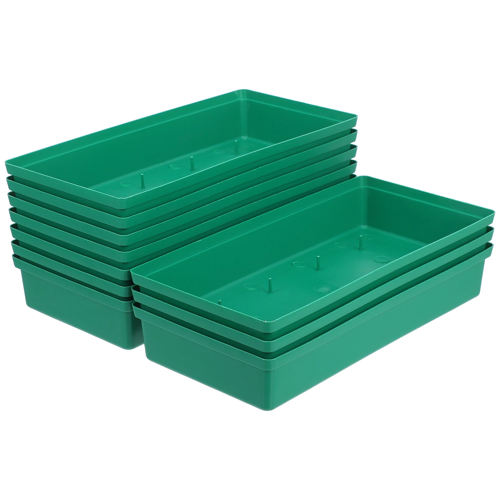 

10 Pcs Flower Arranging Pin Plate Mud Tray Foam Floral Pp Trays for Arrangements Stable Durable Wedding