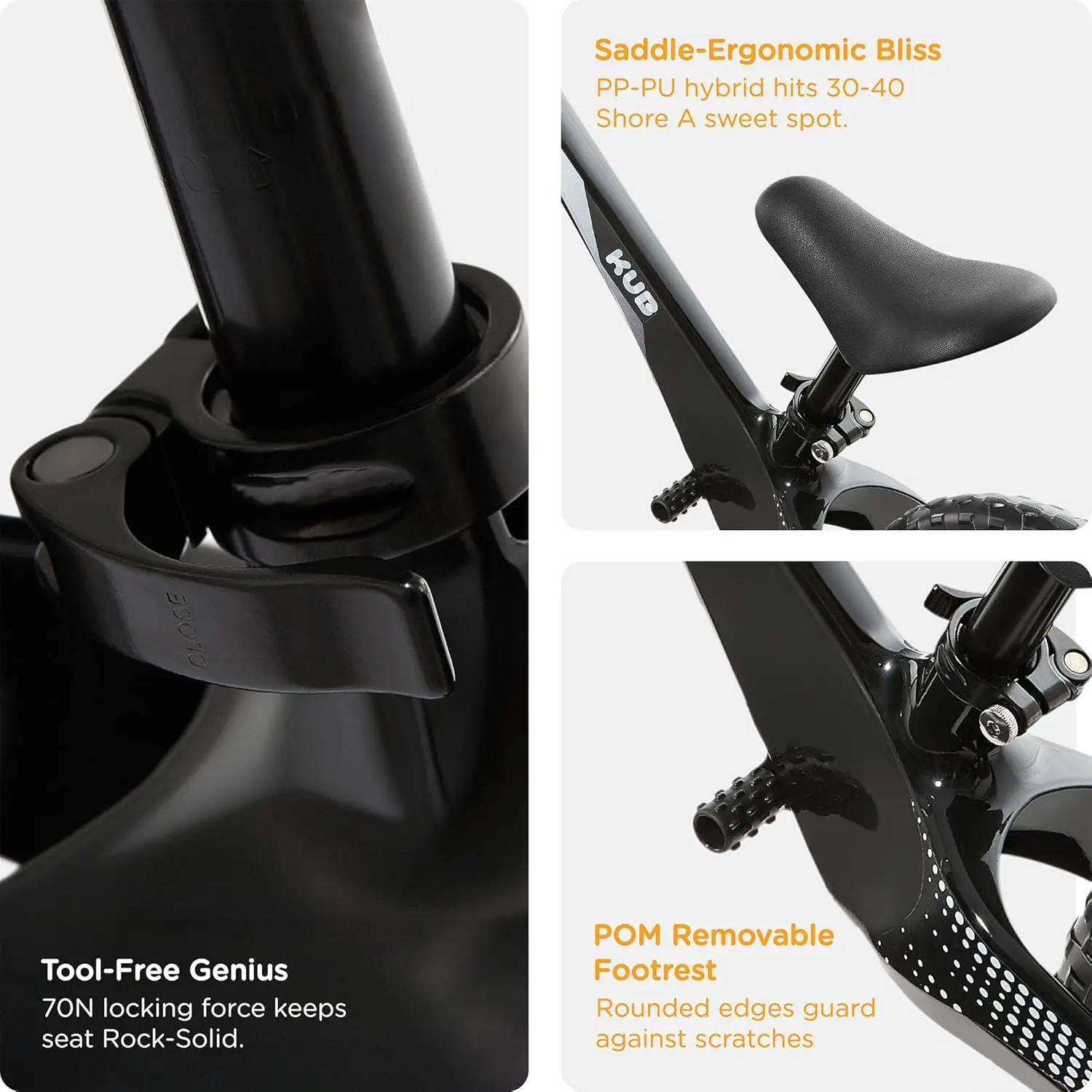 Loopfiets voor peuters, 12 inch wielen, superlicht magnesium frame, verstelbare stoel, leeftijd 3 tot 5 jaar oud