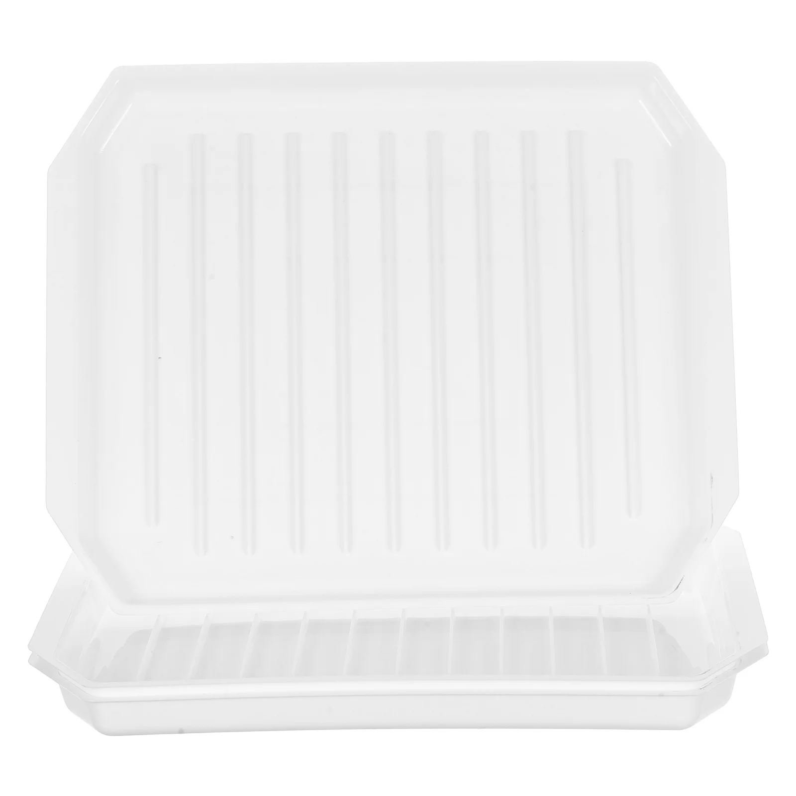 

3pcs Microwave Bacon Cooker Tray Baking Oven Pan Multi-Purpose Pp Material Easy Clean Bacon Cooking Supplies Kitchen Bakeware