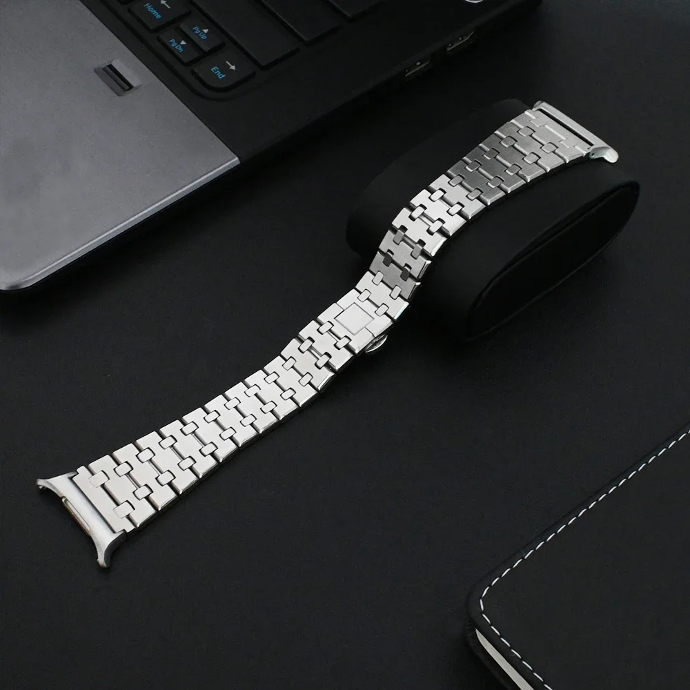 No Gaps Stainless Steel Band for Samsung Galaxy7 Ultra 47mm Luxury Bracelet for galaxy watch 47MM 7ultra Strap Curved End Correa