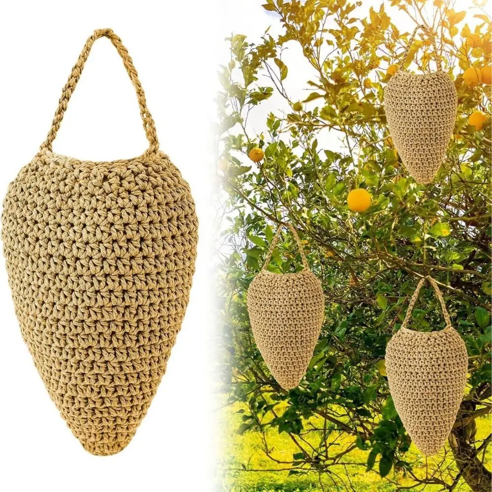 Picture 3: Large Size Crochet Wasp Nest Portable Design Simulation Honeycomb Artificial Honeycomb Ornament Effectively Repelling Wasps
