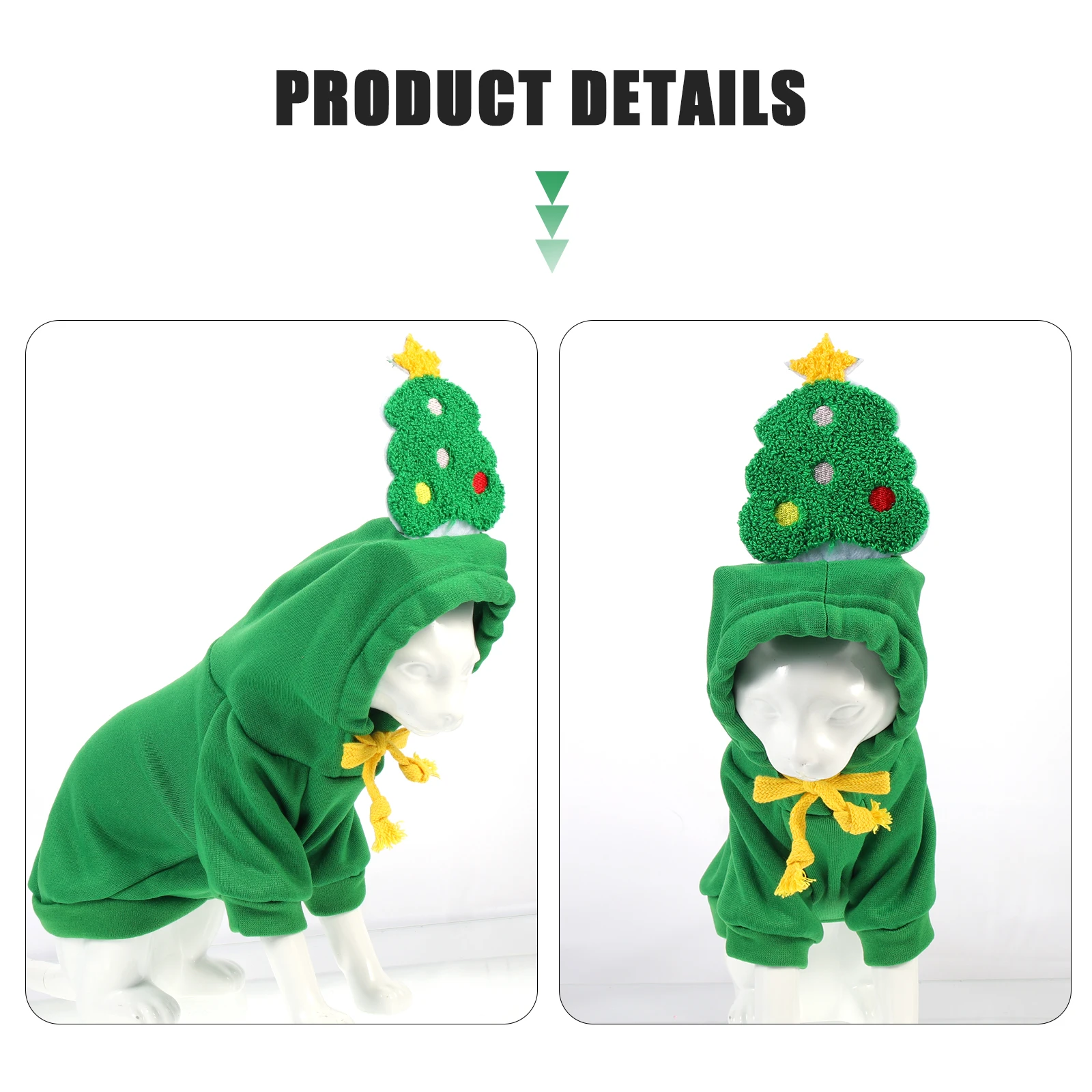 

Pet Sweater Christmas Dog Clothes Hoodie Clothing Autumn And Winter Costume Cosplay Polyester Holiday Puppy Outfits