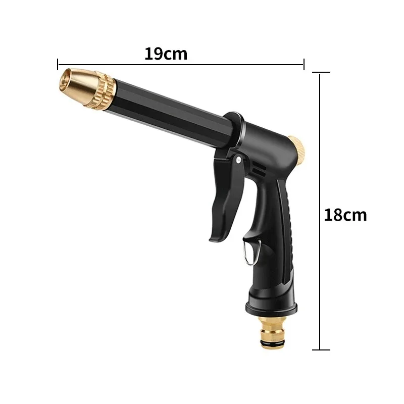 Pistolet pulvérisateur d\'eau haute pression portable pour lavage de voiture, arroseur de mousse, auto, maison, jardin, livres, accessoires de