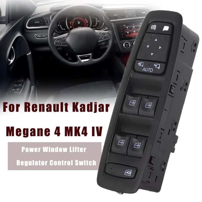 

Power Window Lifter Regulator Control Switch For Renault Kadjar Megane 4 MK4 IV Scenic & Grand Scenic 4 Talisman 254012952R