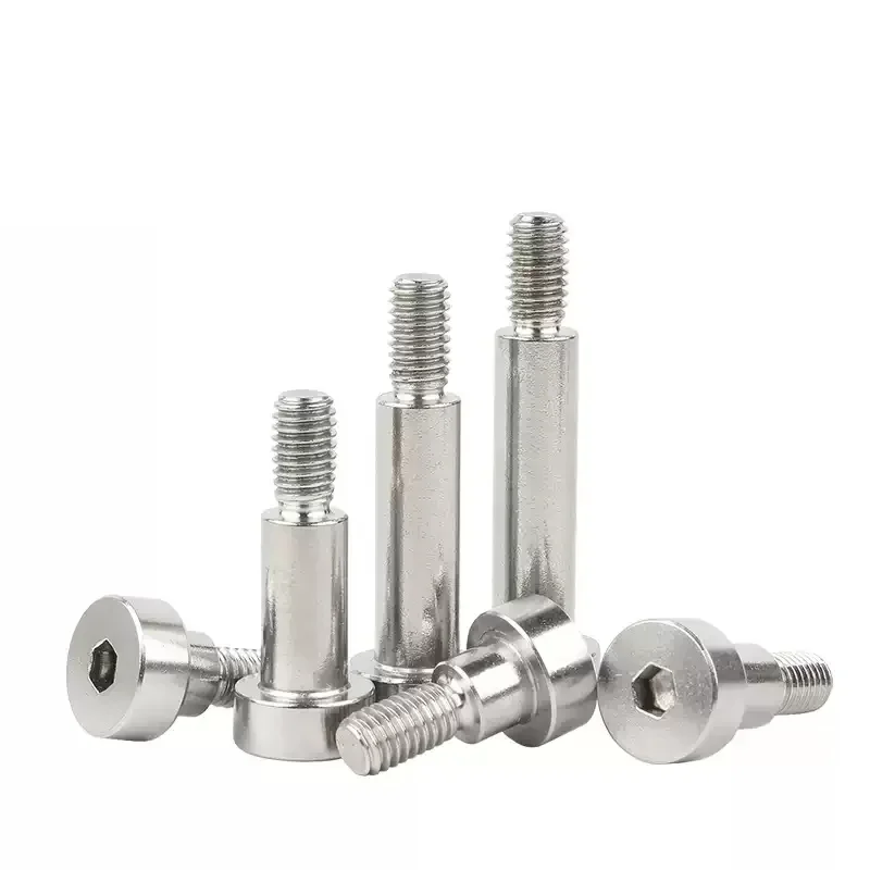 SUS304 Hexagon Socket Shoulder Screws M2 M2.5 M3 M4 M5 M6 M8 M10 Roller Bearing Limit Fixing Machine Screws