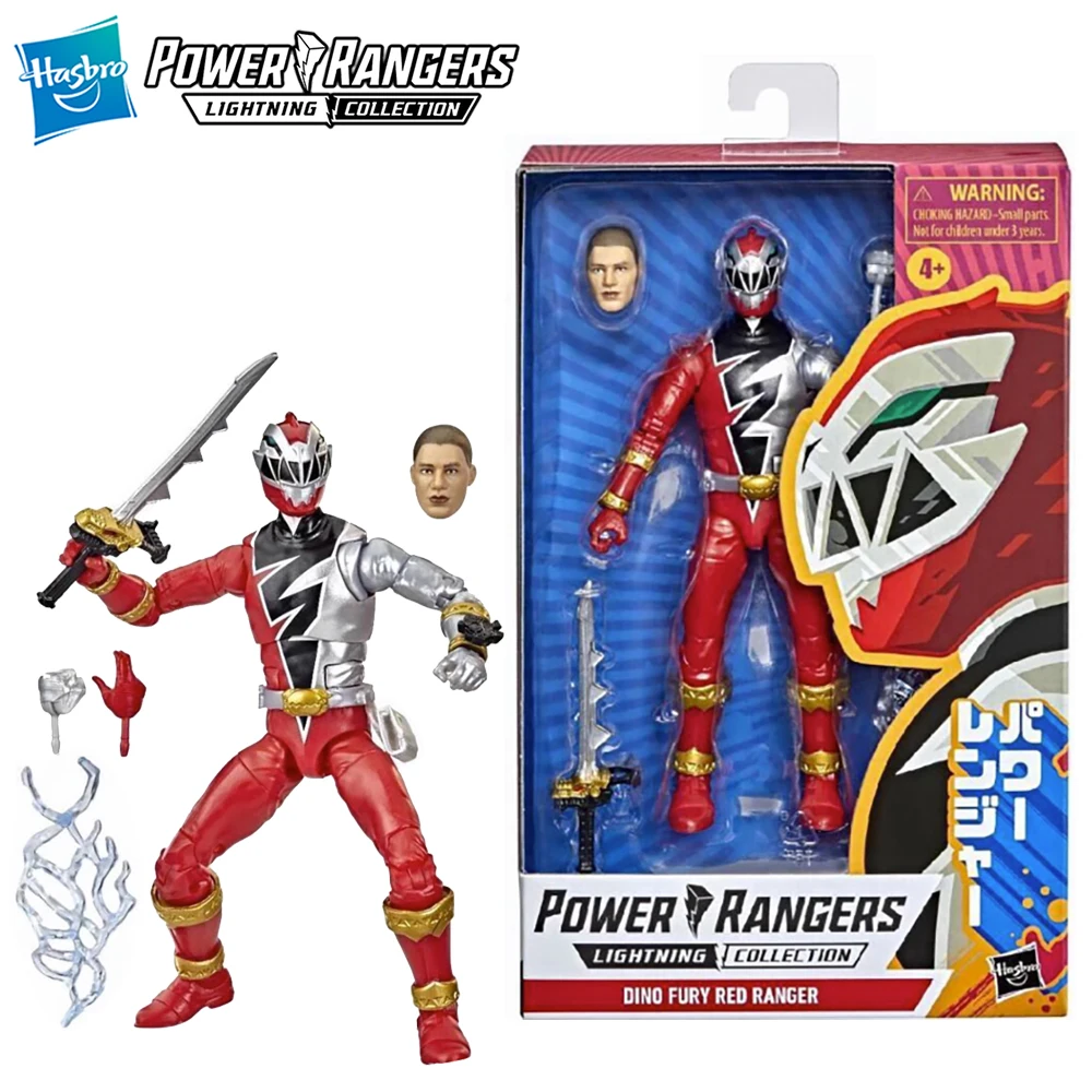 

[In-Stock] Hasbro Power Rangers Lightning Collection Dino Fury Red Ranger 15cm Collectible Action Figure Model Toys