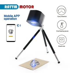 【Nuovo】 1.6W Mini Laser intaglio macchina supporto Android Bluetooth palmare Desktop intelligente incisore B1-450