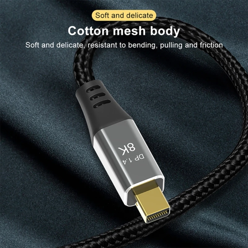 DisplayPort para DisplayPort transmissão DisplayPort 8K 7680x4320 Laptop R58F