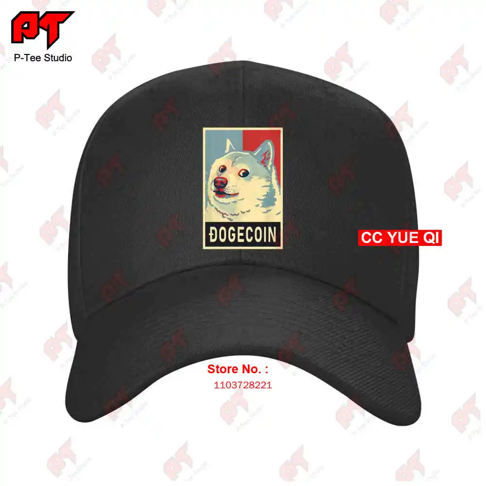 

Dogecoin Doge Coin To The Moon Cryptocurrency Baseball Caps Truck Cap JS7L