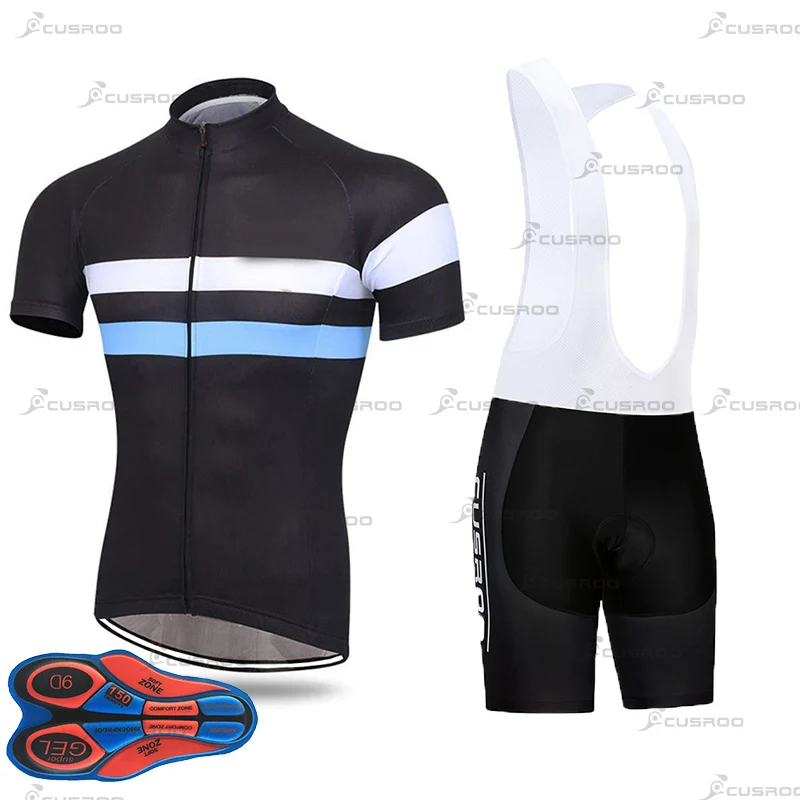 2023 Pro Team Cycling Jersey Bike Short Sets MTB Ropa Ciclismo Cycling Wear Mens Cycling Maillot Culotte 9D Gel Pad Uniform