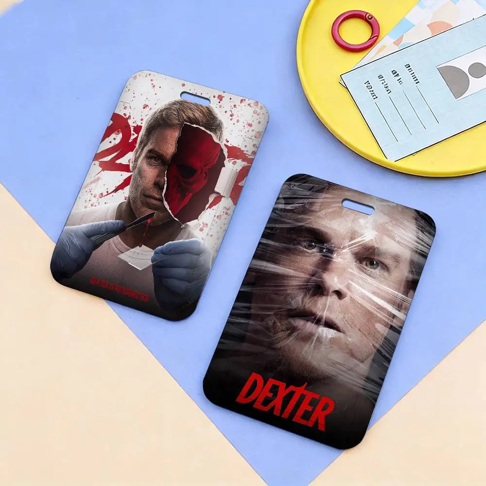 Dexter Morgan Character Lanyard For Keys Chain Credit Card Cover Pass Charm Straps ID Badge Holder Key Accessories Gifts