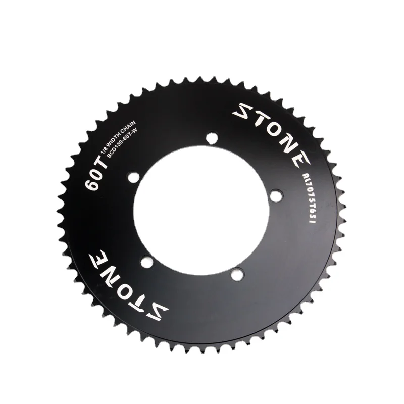 Stone 130 BCD chainring fixed gear track bike fixie  Round  42T 46T 48T 50T 52t 54 58t 60t tooth  Chainwheel 130bcd